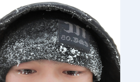就算冰天雪地，，，，万丈玄冰，，，，他们依旧创立事业