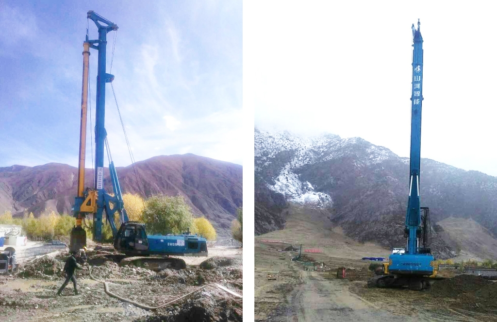 永利集团官网智能二十台旋挖钻机高原施工放异彩