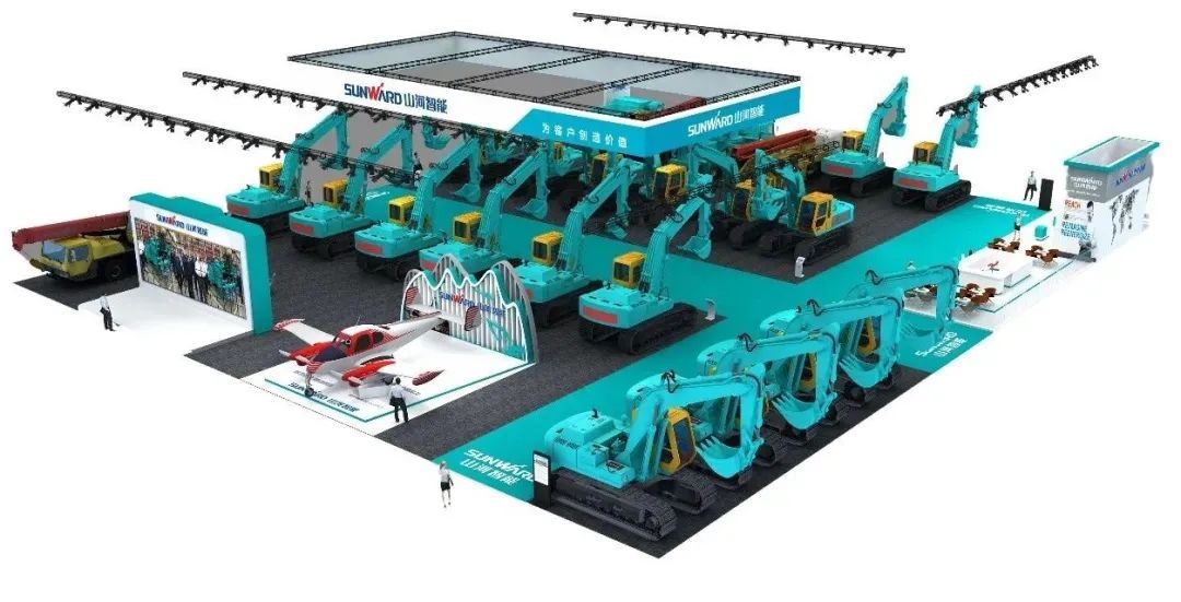 进场布展！2021年长沙国际工程机械展倒计时，，，，，永利集团官网智能展区亮点提前剧透