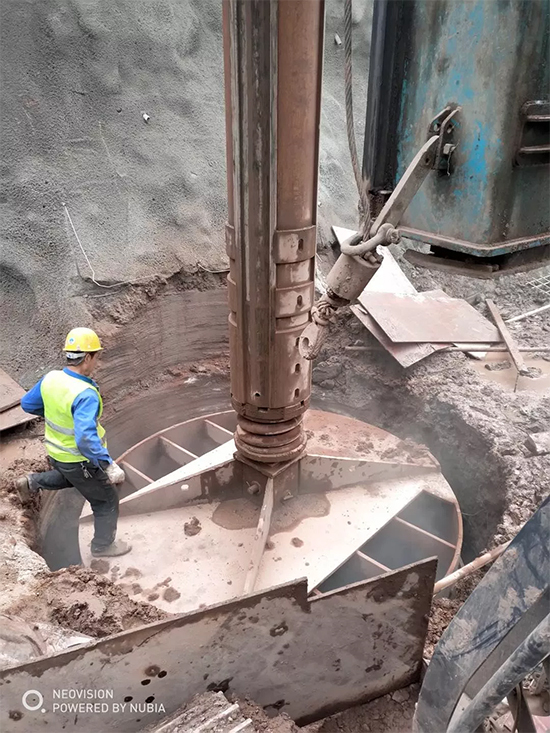 3.5米直径高效入岩，，，，，，他携永利集团官网智能旋挖名动山城