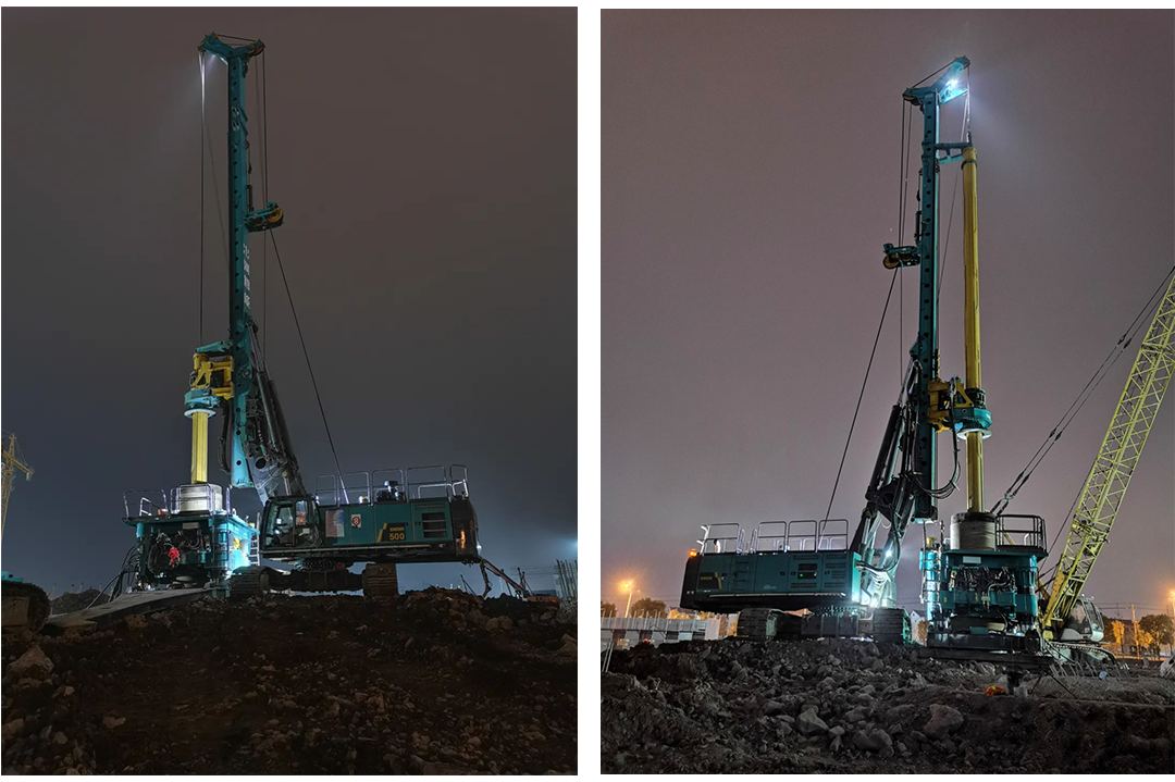 利器出击！永利集团官网智能SWRC260全回转全套管钻机乐成完成首钻
