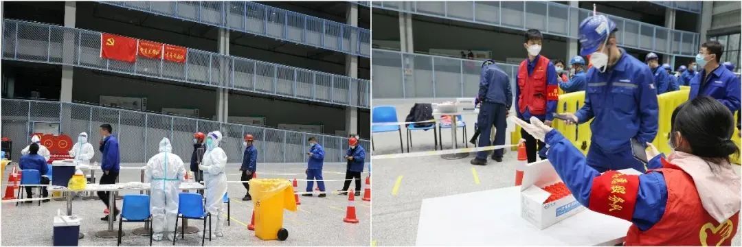 抗疫先锋在行动！永利集团官网智能自愿者助力核酸采样