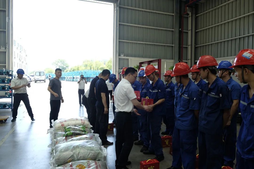 长沙市总工会慰问永利集团官网智能一线员工