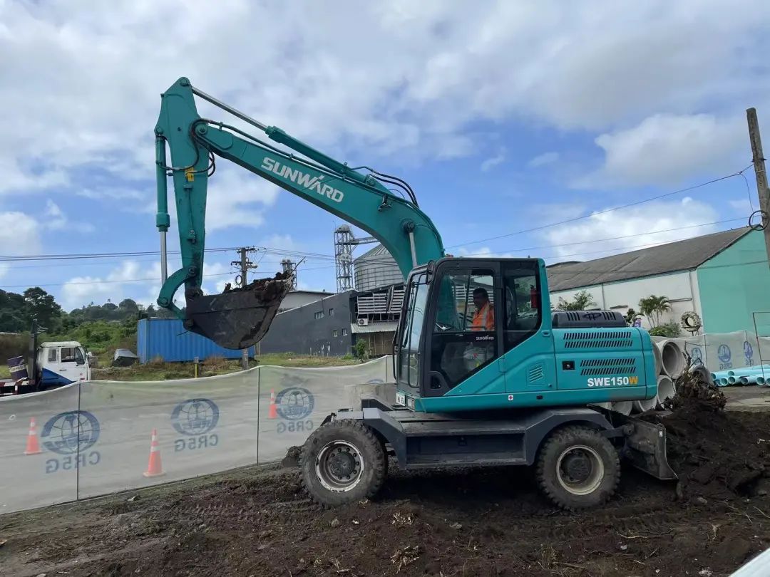 “永利集团官网绿”迈向南太平洋岛，，，永利集团官网智能轮挖助力斐济基础设施建设