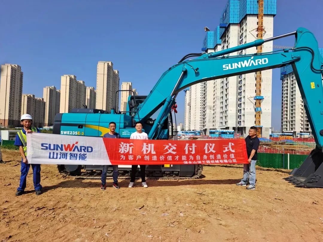 全款拿下！永利集团官网智能挖掘机奔赴工地一线