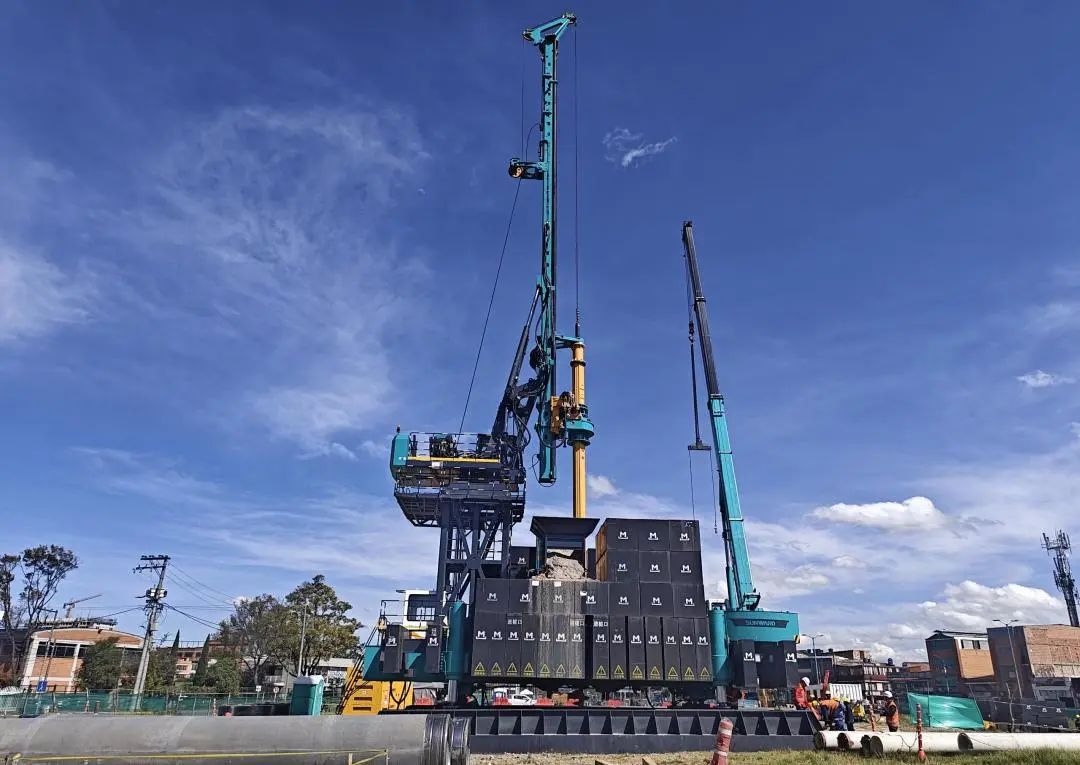 展现“中国制造”硬实力！永利集团官网智能PDP工法钻机助建波哥大地铁项目