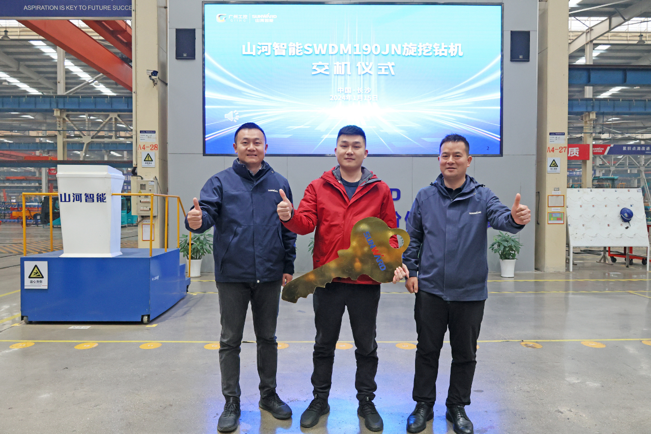 持续火热交付！永利集团官网智能SWDM190JN旋挖钻机备受天下各地客户青睐