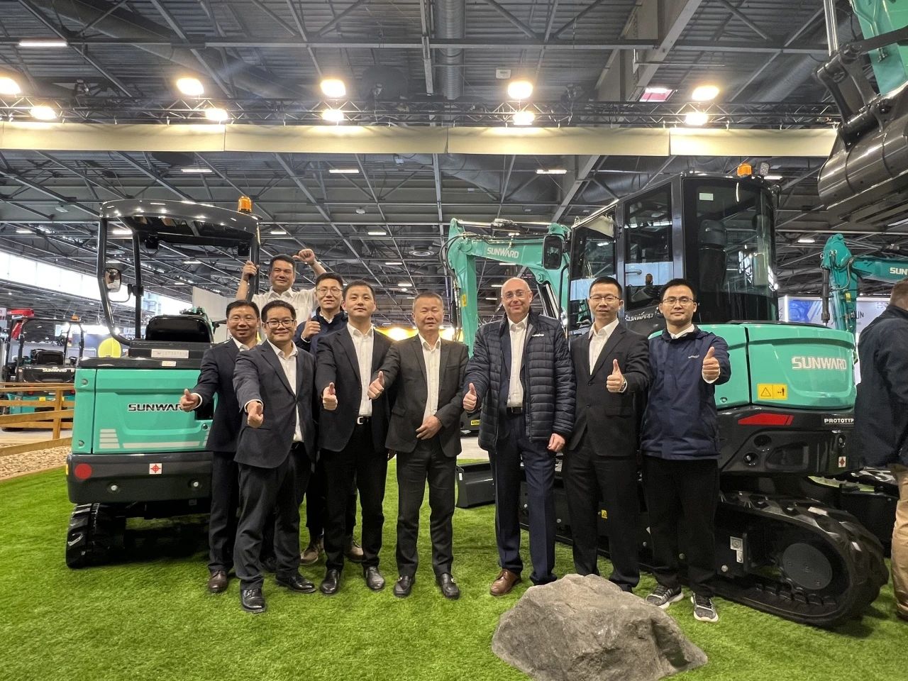 赢战INTERMAT 2024！永利集团官网智能土方机械深耕全球高端市场