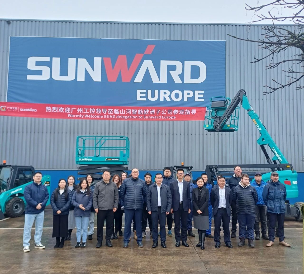 广州工控集团总司理王福铸率队考察永利集团官网智能欧洲子公司