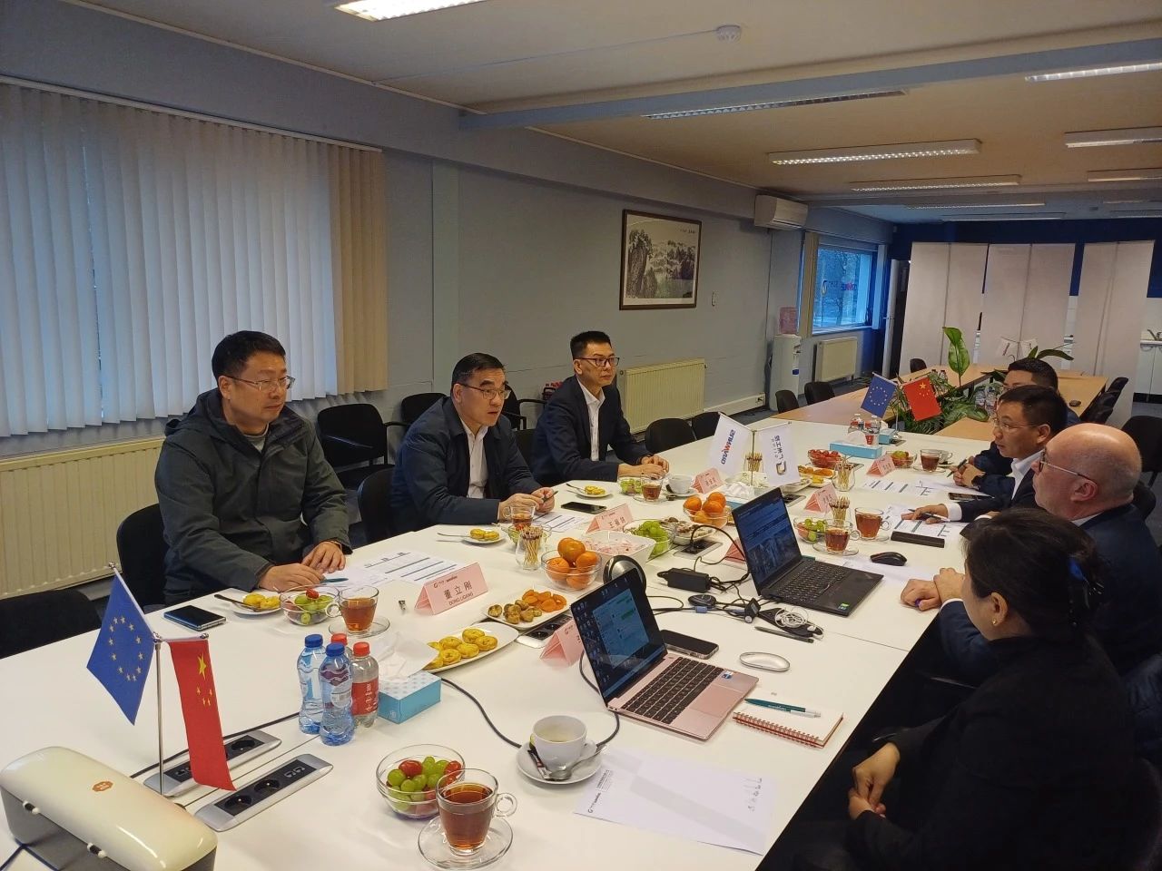 广州工控集团总司理王福铸率队考察永利集团官网智能欧洲子公司