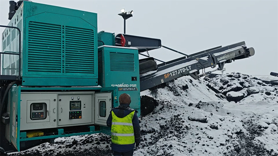 不惧-30℃极寒挑战，，，，，永利集团官网普石勒破碎筛分装备稳固运行！