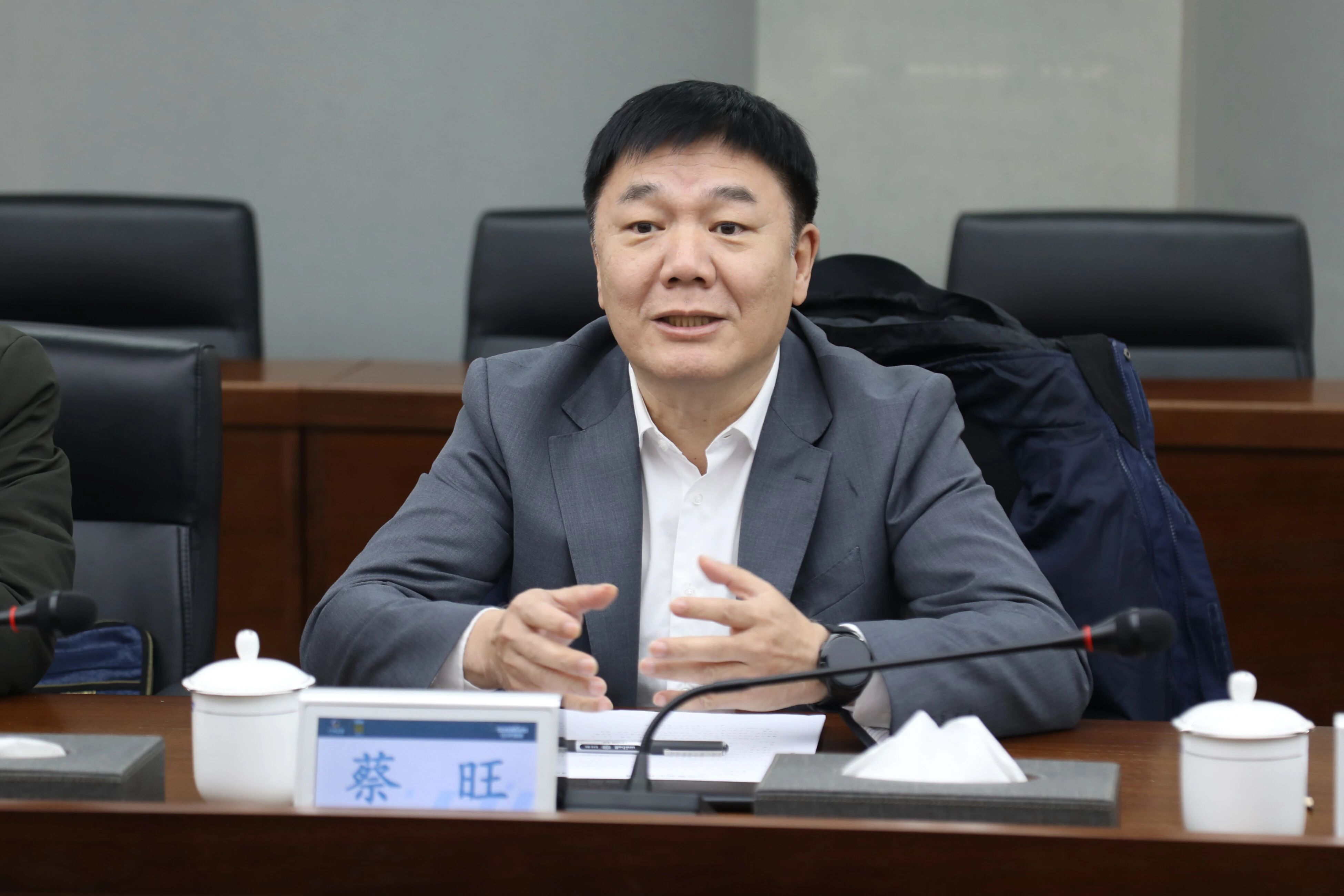 中国出口信用包管公司湖南分公司认真人蔡旺到访永利集团官网智能